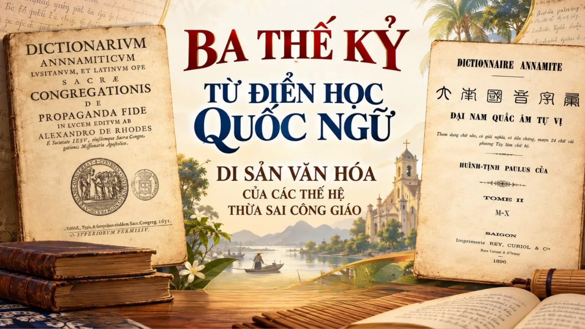 Ba thế kỷ từ điển học quốc ngữ di sản văn hóa của các thế hệ Thừa sai Công giáo 